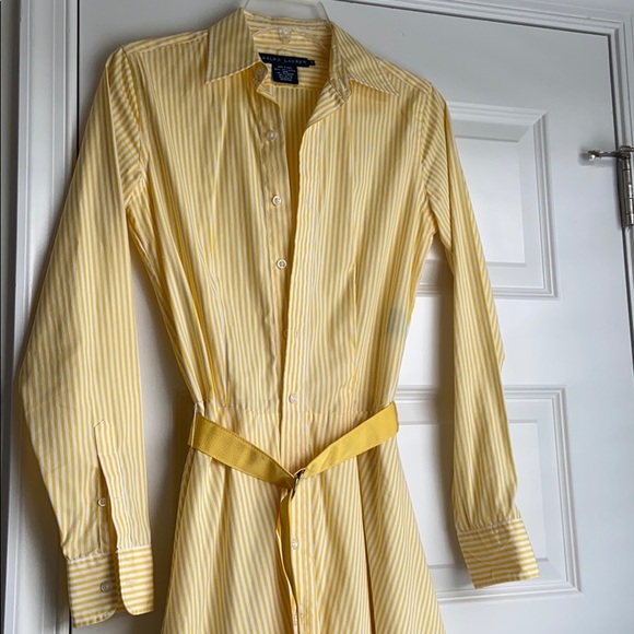 Ralph Lauren Striped Shirt Dress - Picture 2 of 15